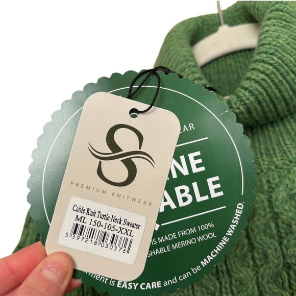 Saol Cable Knit Turtleneck Sweater - Picture 3 of 4